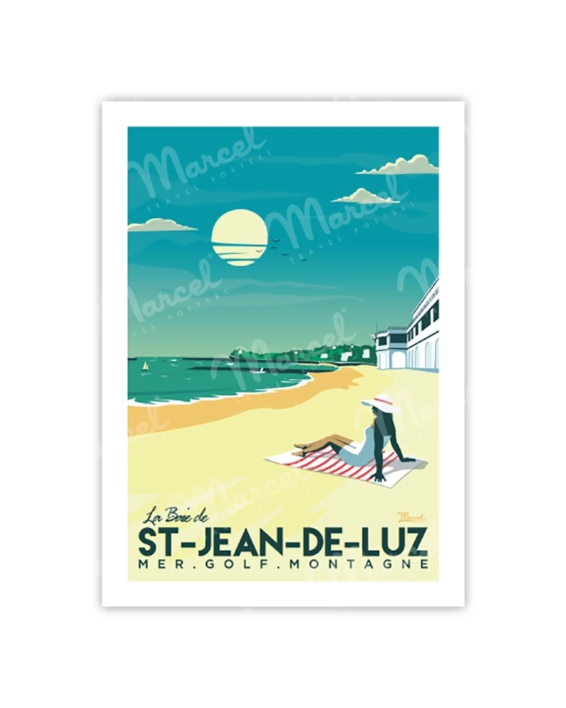 Carte Postale SAINT-JEAN-DE-LUZ "La Baie"