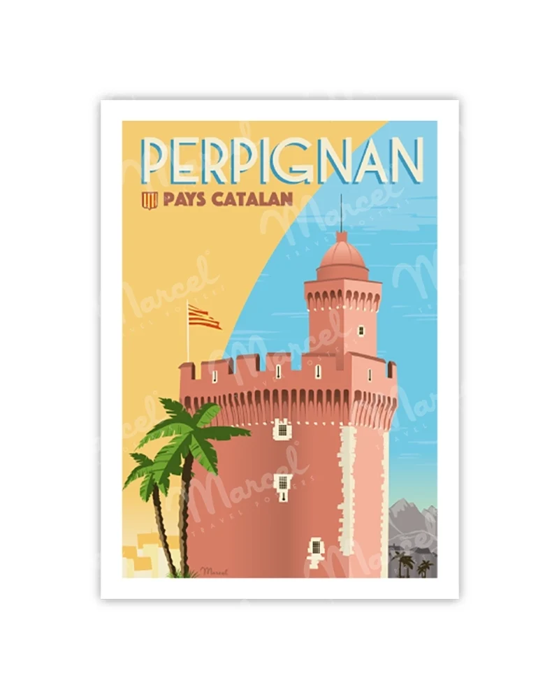 Carte Postale PERPIGNAN "Le Castillet"