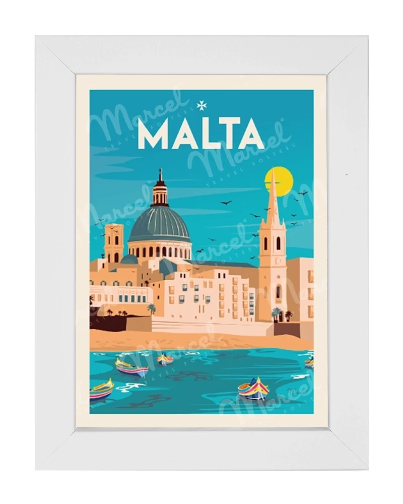 Carte Postale MALTE "Souvenirs from Valletta"
