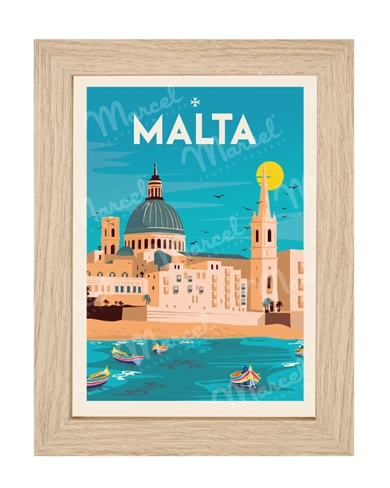 Carte Postale MALTE "Souvenirs from Valletta"