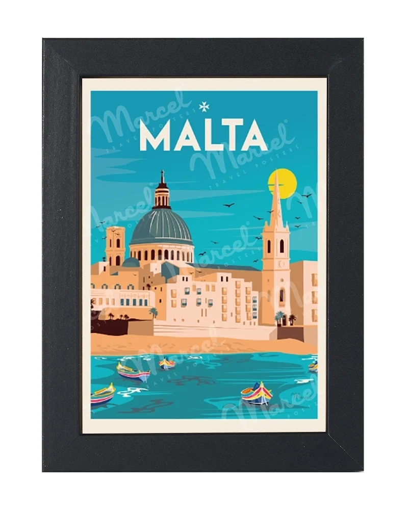 Carte Postale MALTE "Souvenirs from Valletta"