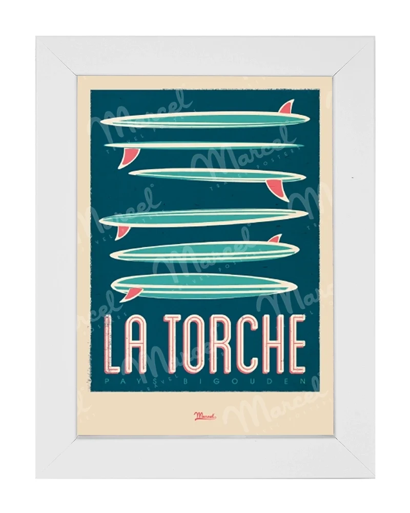 Carte Postale LA TORCHE "Surfboards"