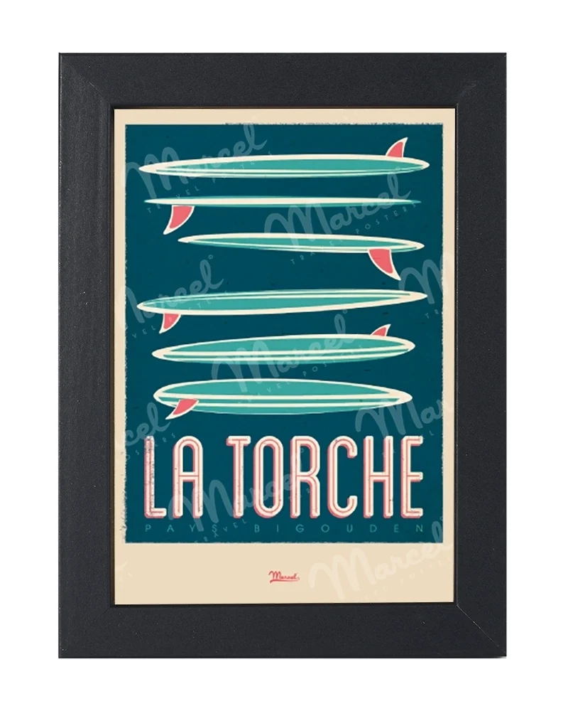 Carte Postale LA TORCHE "Surfboards"