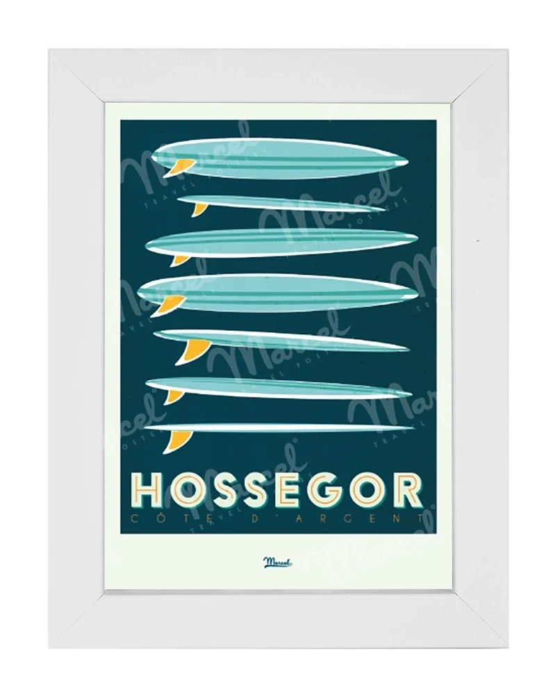Carte Postale HOSSEGOR "Surfboards"
