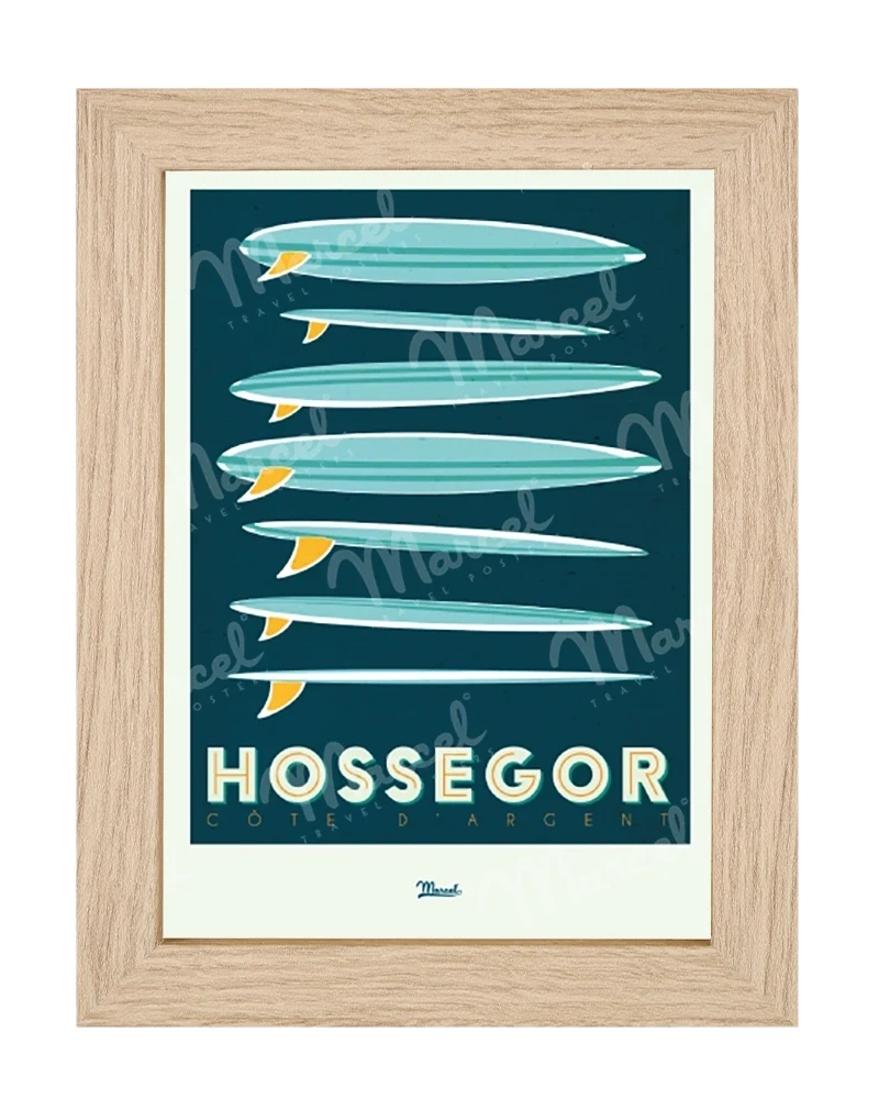 Carte Postale HOSSEGOR "Surfboards"