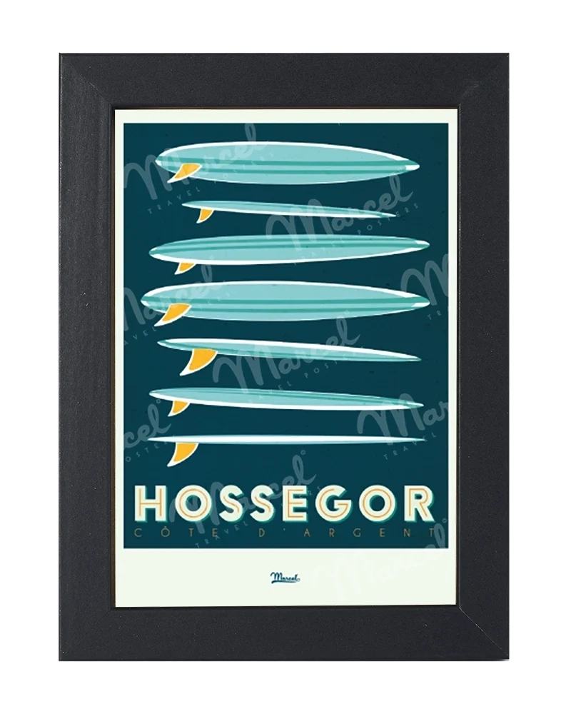 Carte Postale HOSSEGOR "Surfboards"