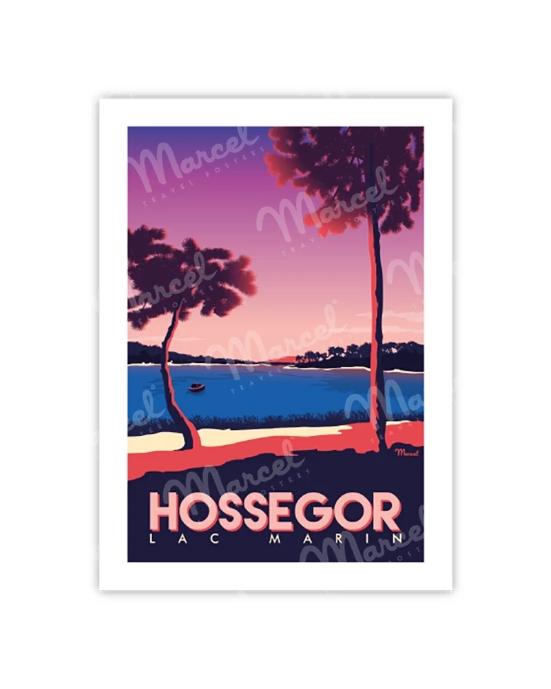 Carte Postale HOSSEGOR "Lac Marin"