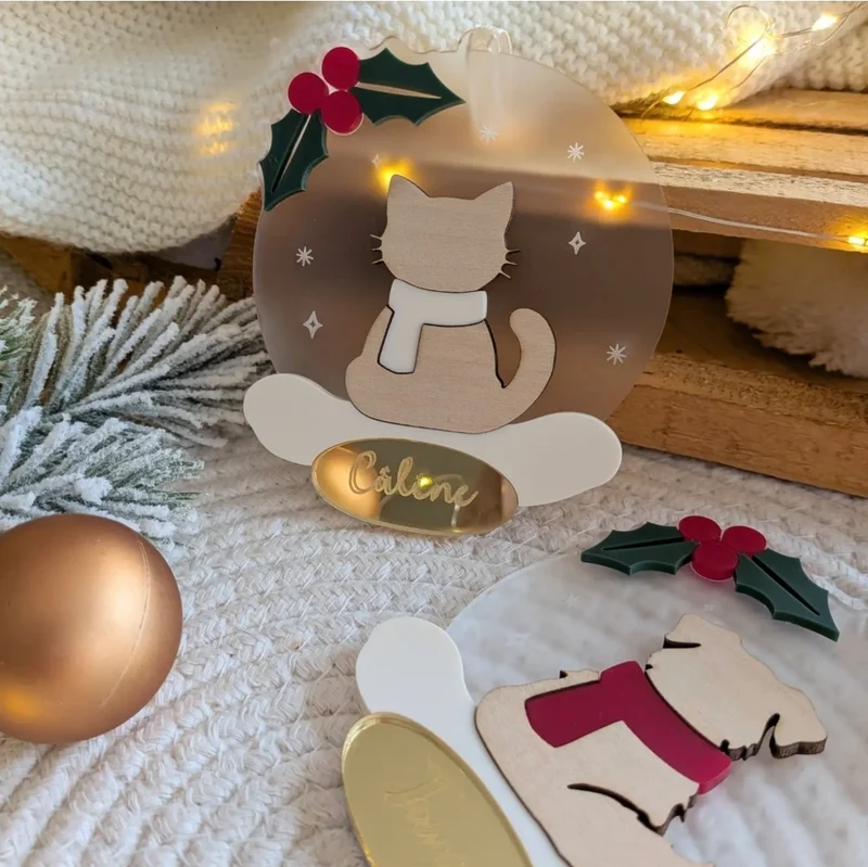 Bientôt de retour - Boule de Noël "Compagnon d'hiver"