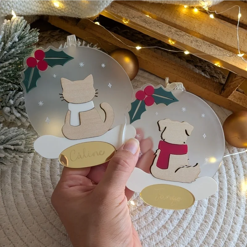 Bientôt de retour - Boule de Noël "Compagnon d'hiver"