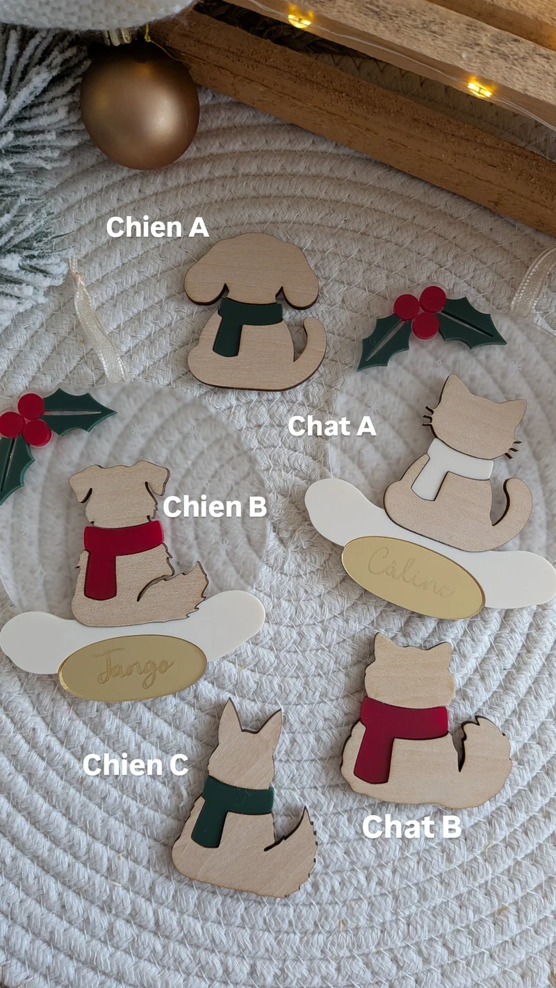 Bientôt de retour - Boule de Noël "Compagnon d'hiver"
