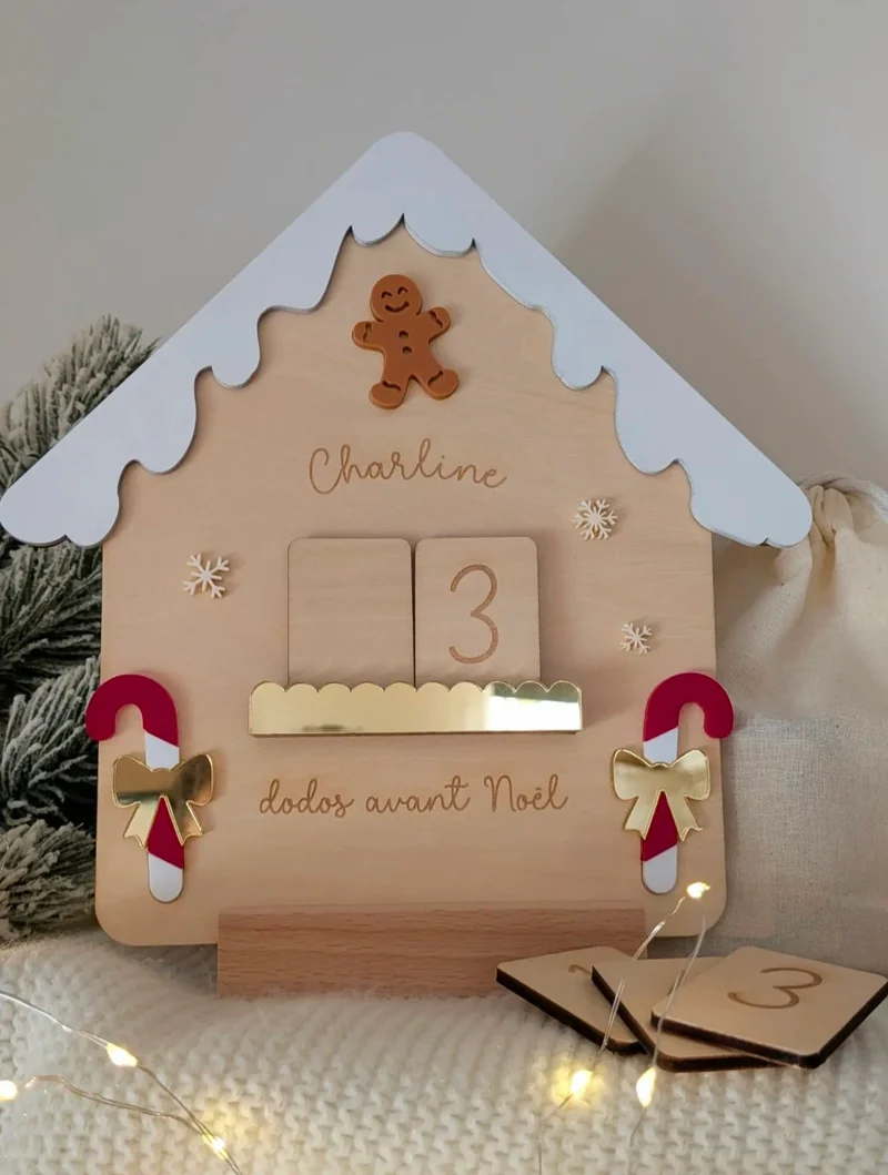 Bientôt de retour - Les chalets de Noël - Décomptes à personnaliser