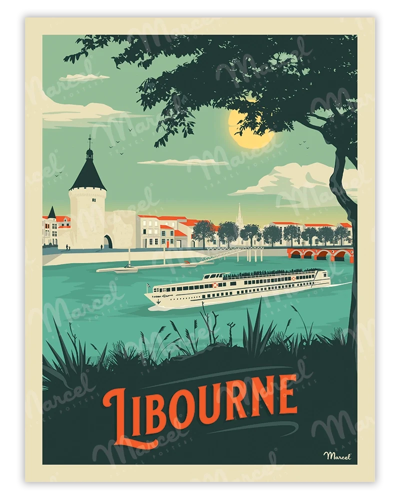 Affiche LIBOURNE