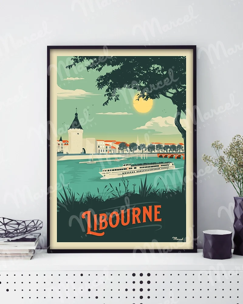 Affiche LIBOURNE
