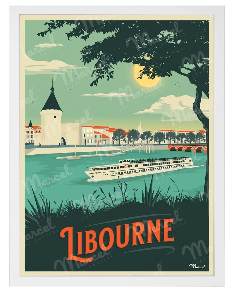 Affiche LIBOURNE