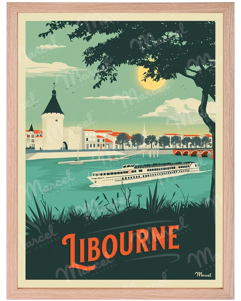 Affiche LIBOURNE