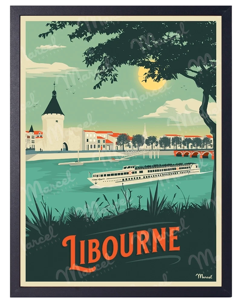 Affiche LIBOURNE