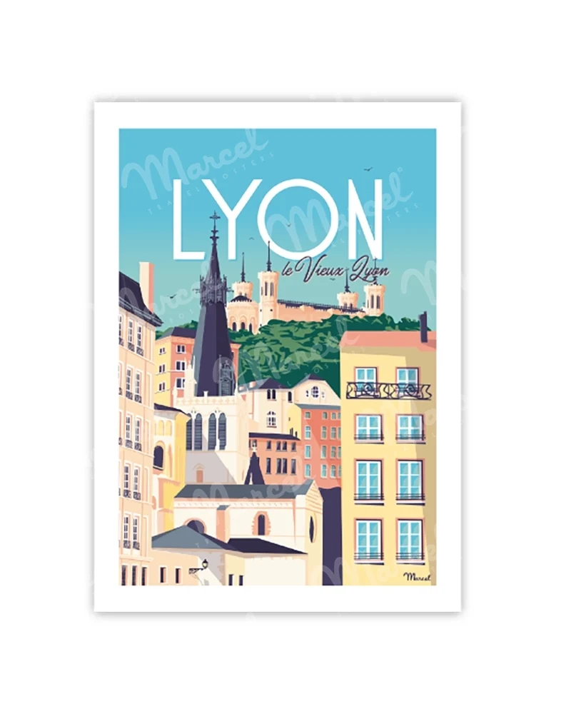 Carte Postale LYON "Le Vieux Lyon"