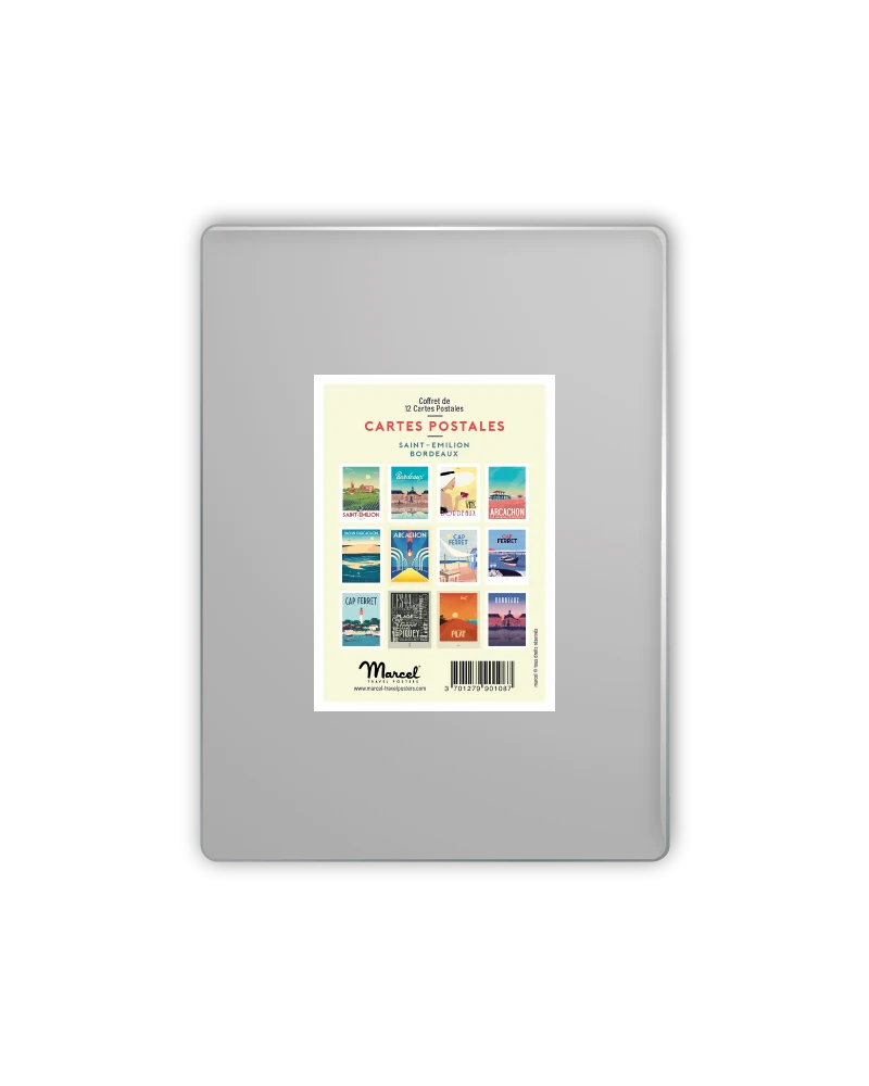 COFFRET CARTES POSTALES SAINT-EMILION / BORDEAUX