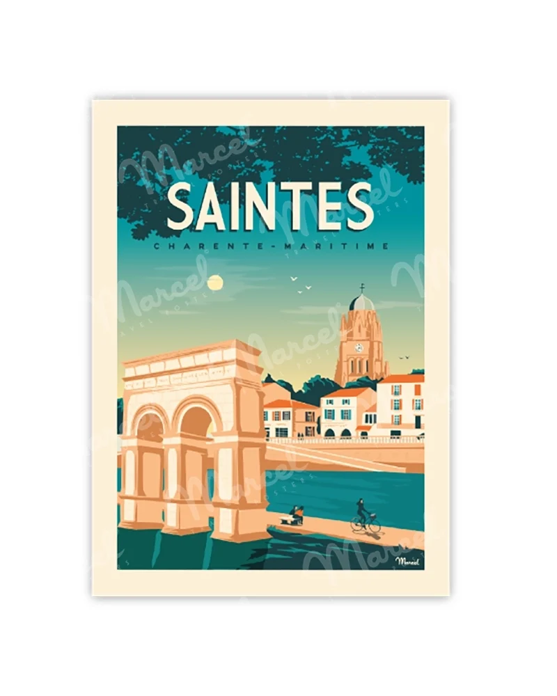 Carte Postale SAINTES "Charente-Maritime"