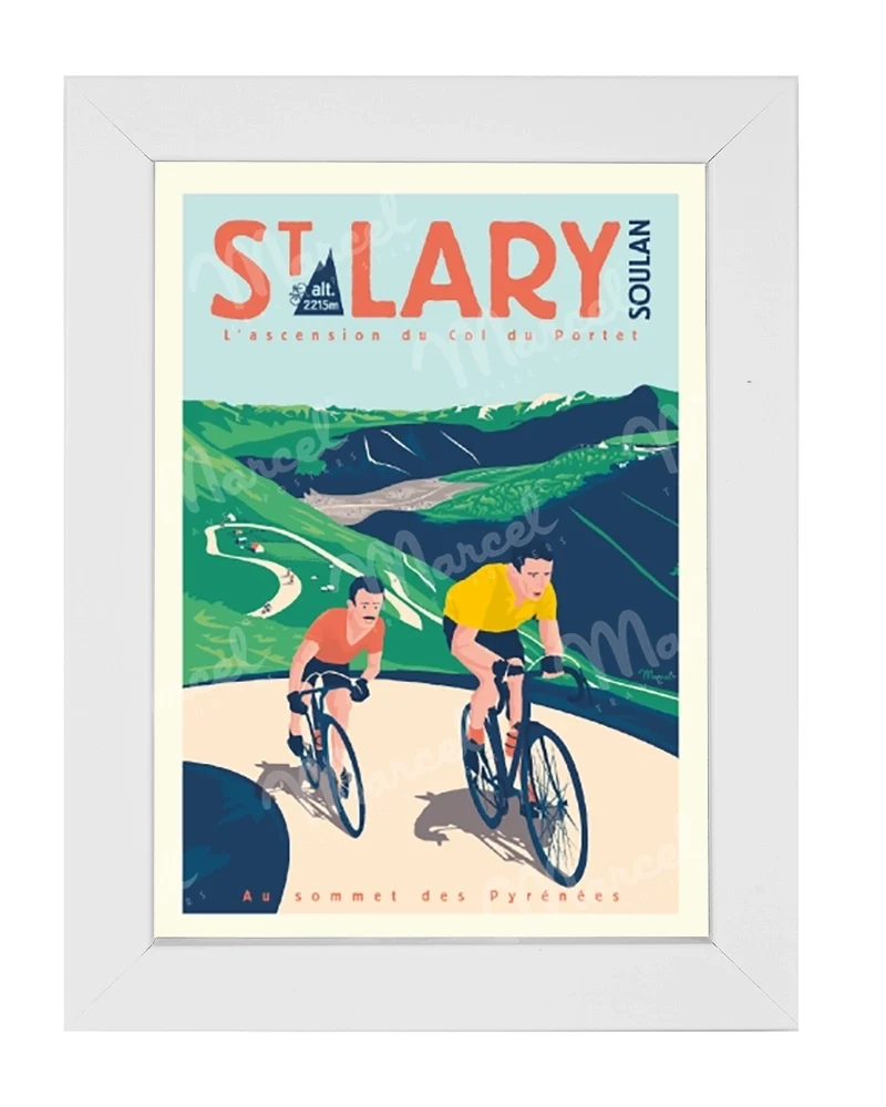 Carte Postale SAINT-LARY "L'Ascension du Col du Portet"