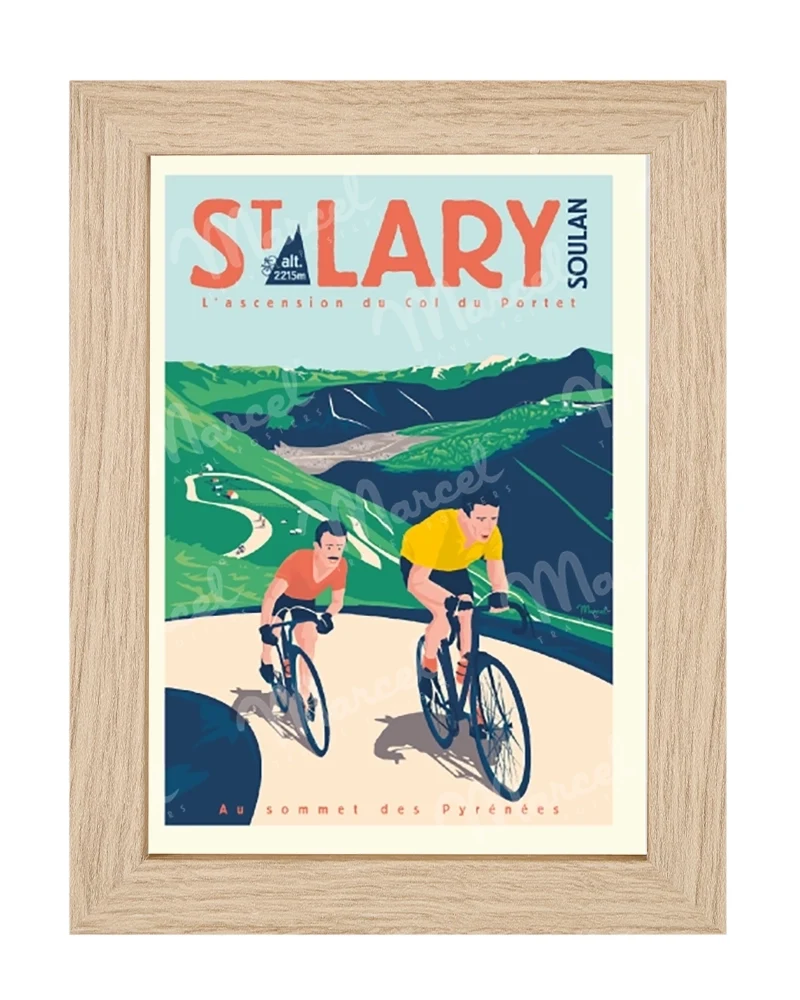 Carte Postale SAINT-LARY "L'Ascension du Col du Portet"