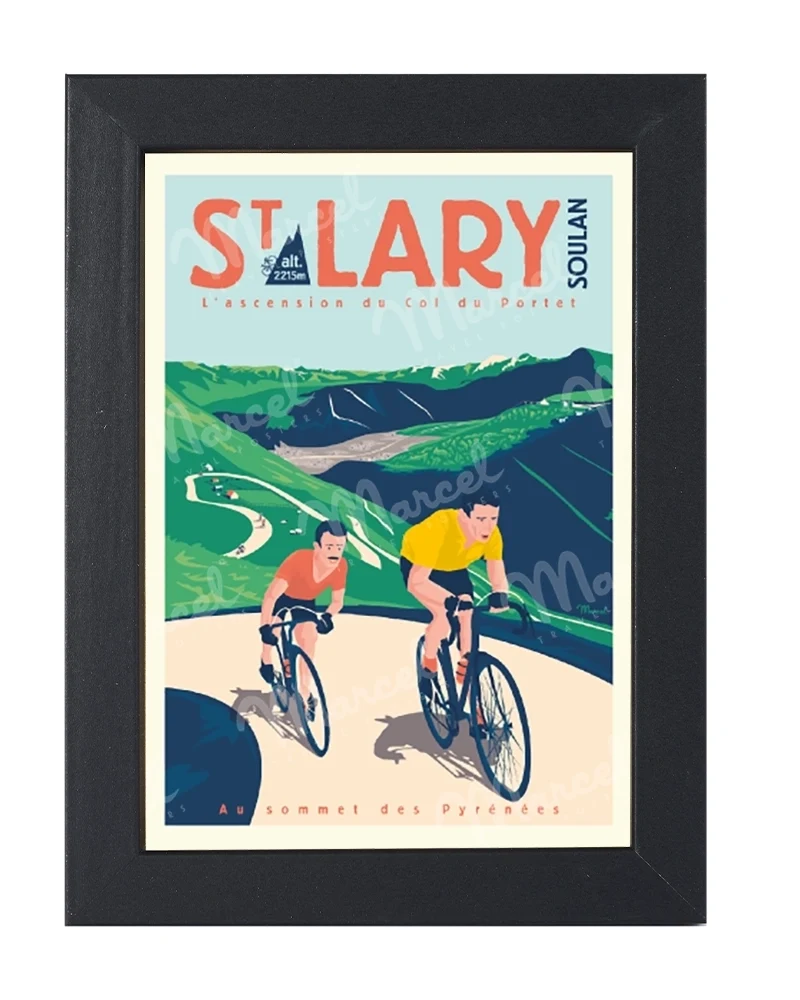 Carte Postale SAINT-LARY "L'Ascension du Col du Portet"
