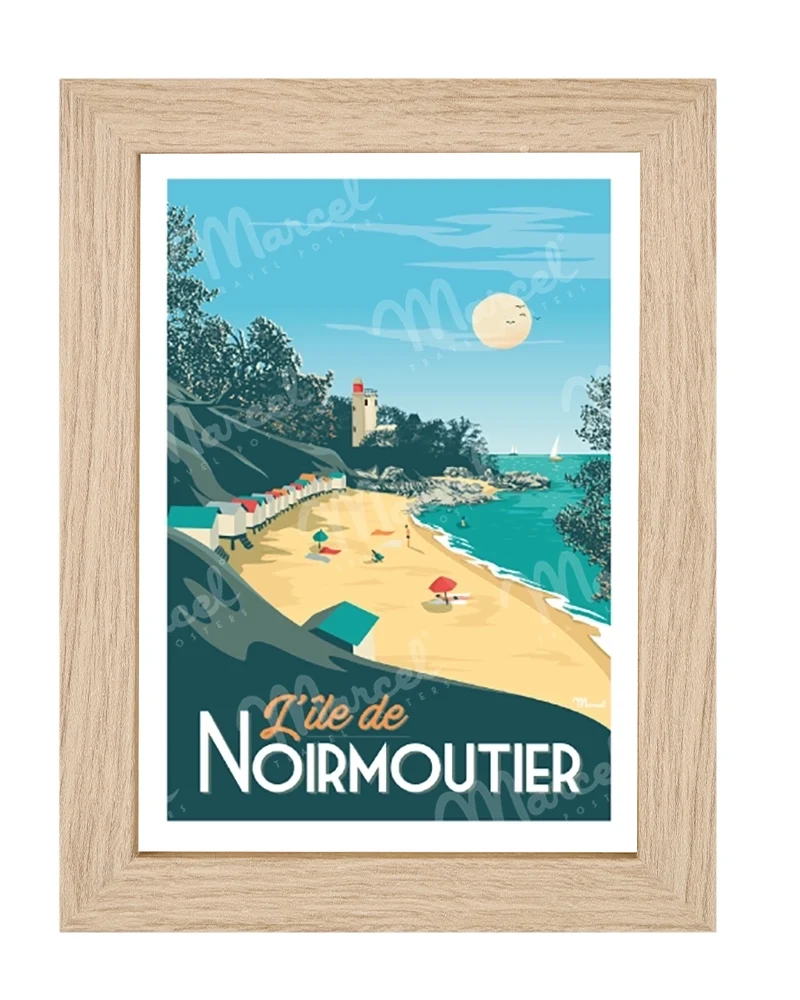 Carte Postale NOIRMOUTIER "Plage de l'Anse Rouge"