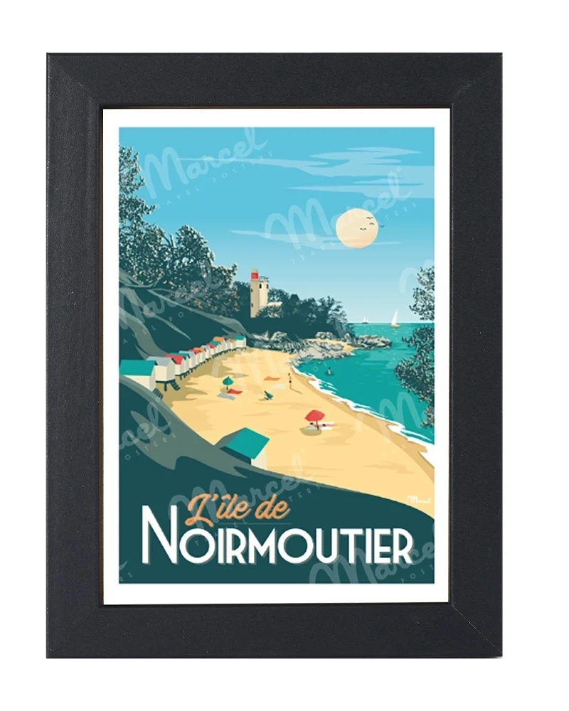 Carte Postale NOIRMOUTIER "Plage de l'Anse Rouge"
