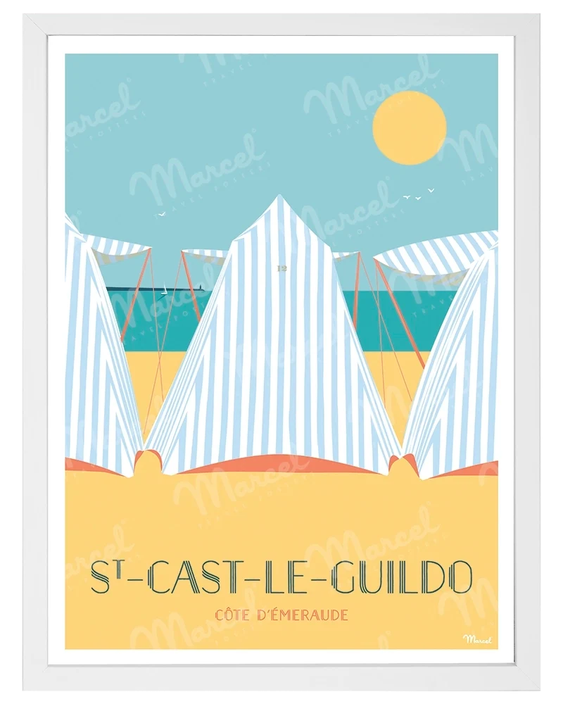 Affiche SAINT-CAST-LE-GUILDO "Les Tentes"