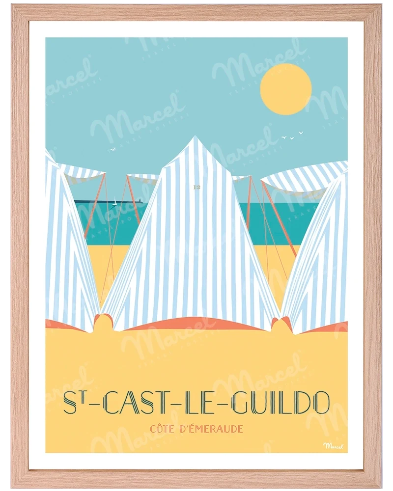 Affiche SAINT-CAST-LE-GUILDO "Les Tentes"