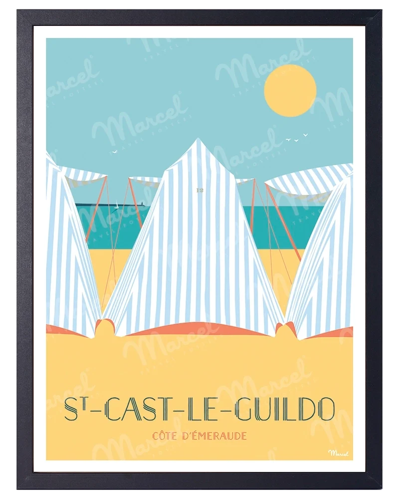 Affiche SAINT-CAST-LE-GUILDO "Les Tentes"