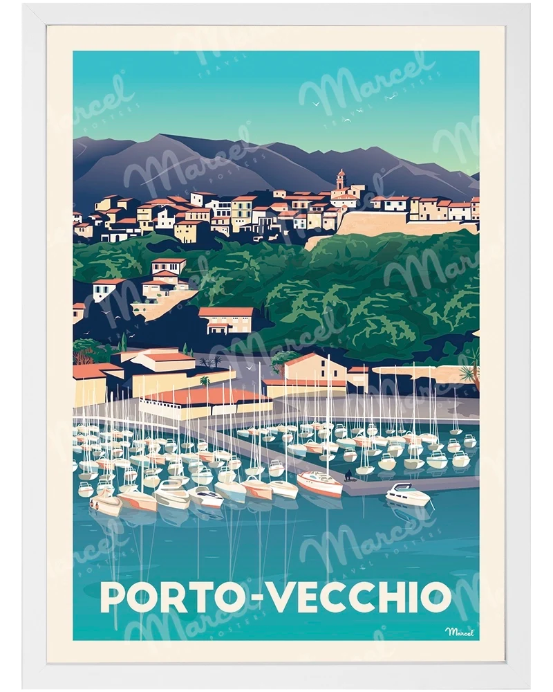 Affiche PORTO-VECCHIO "Le Port"