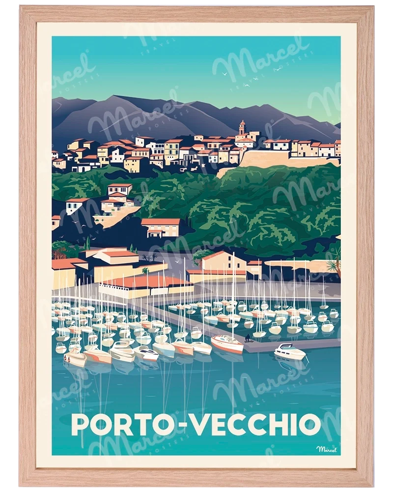 Affiche PORTO-VECCHIO "Le Port"