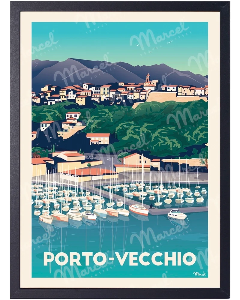 Affiche PORTO-VECCHIO "Le Port"