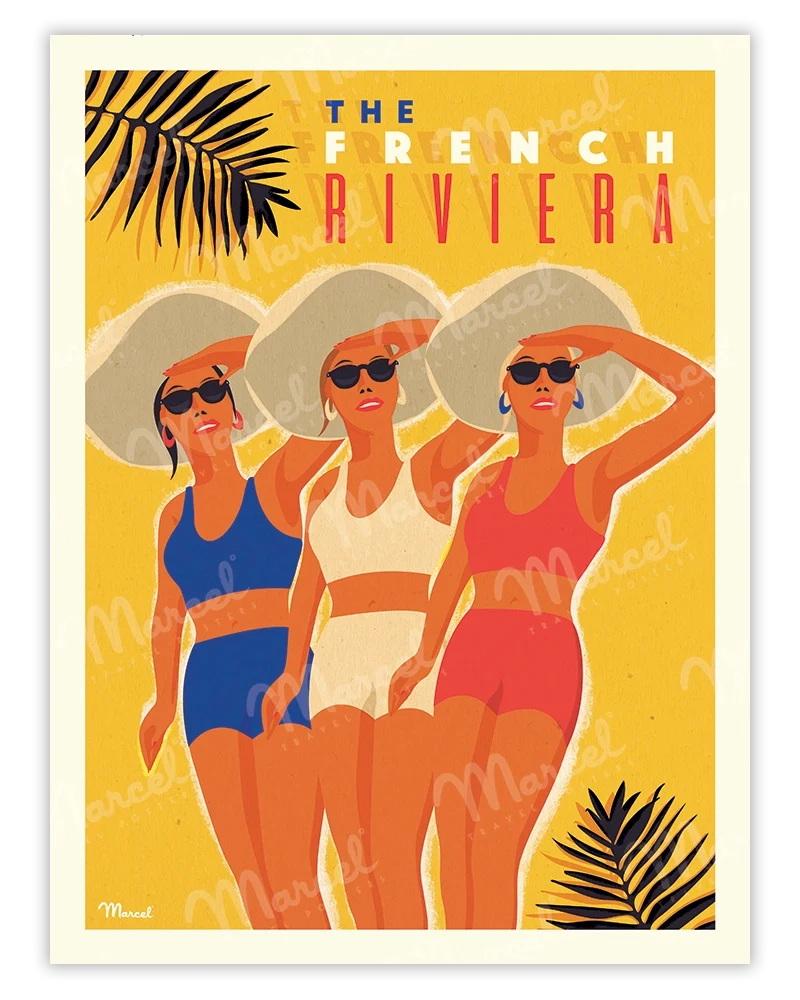Affiche THE FRENCH RIVIERA
