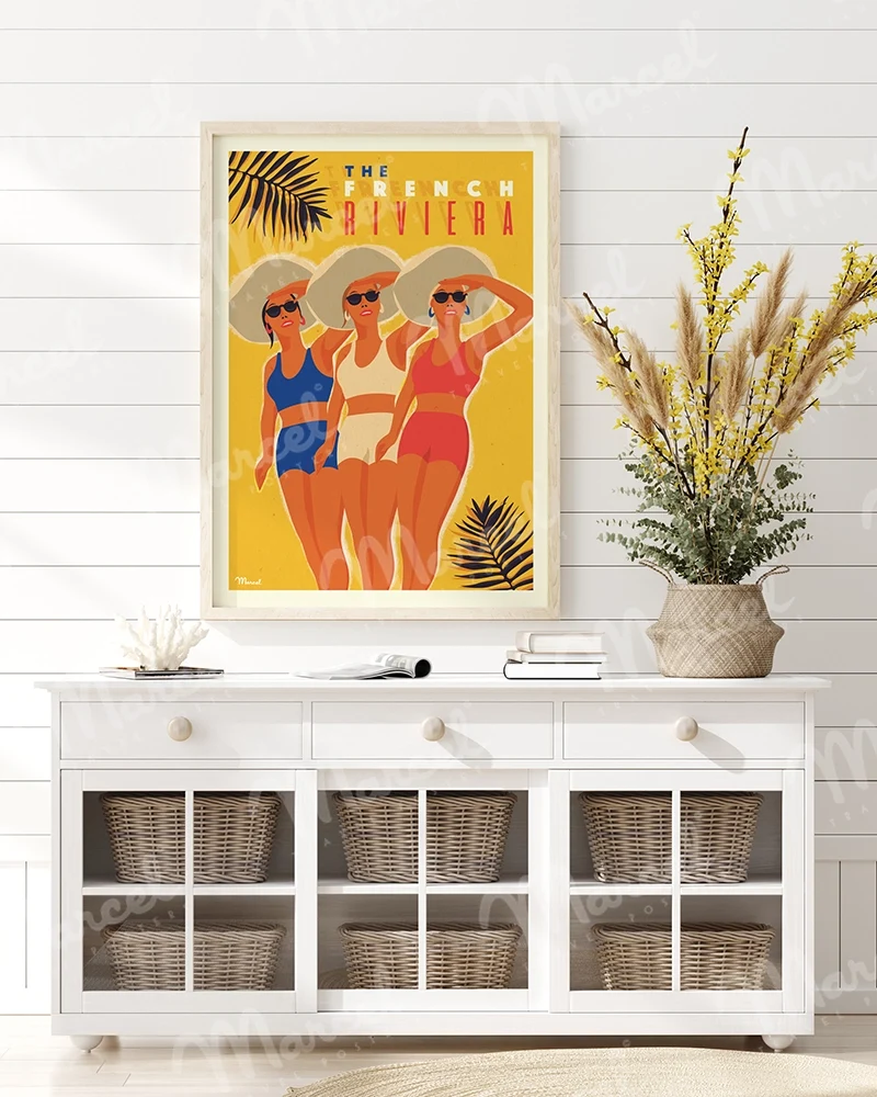 Affiche THE FRENCH RIVIERA