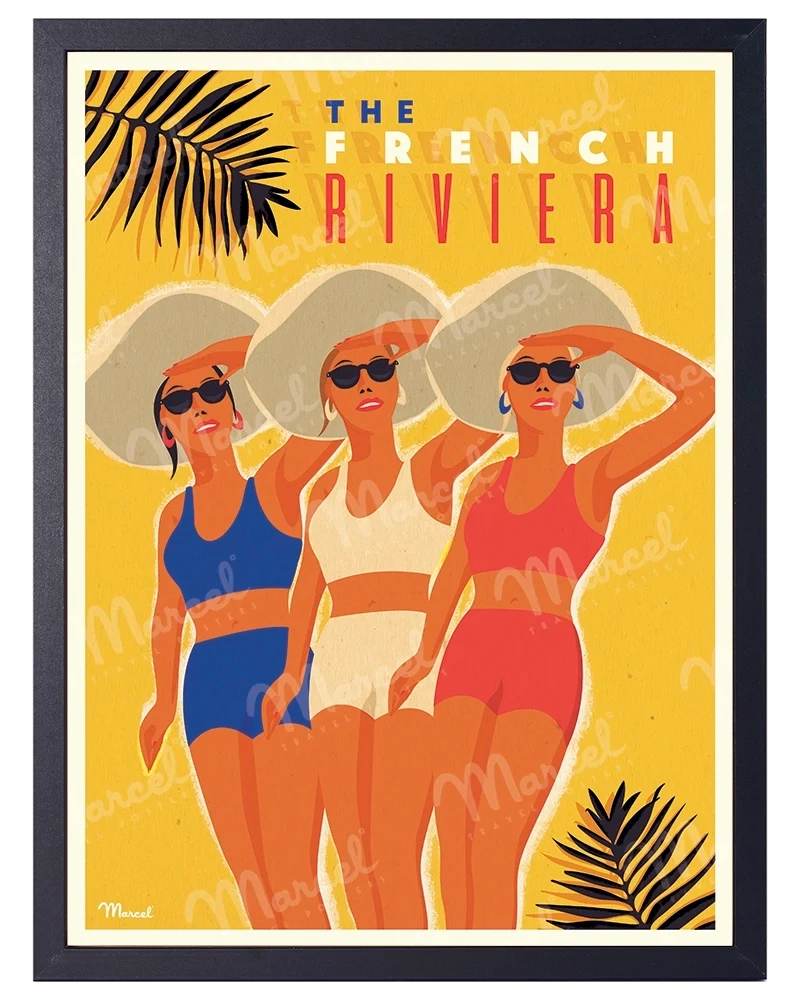 Affiche THE FRENCH RIVIERA