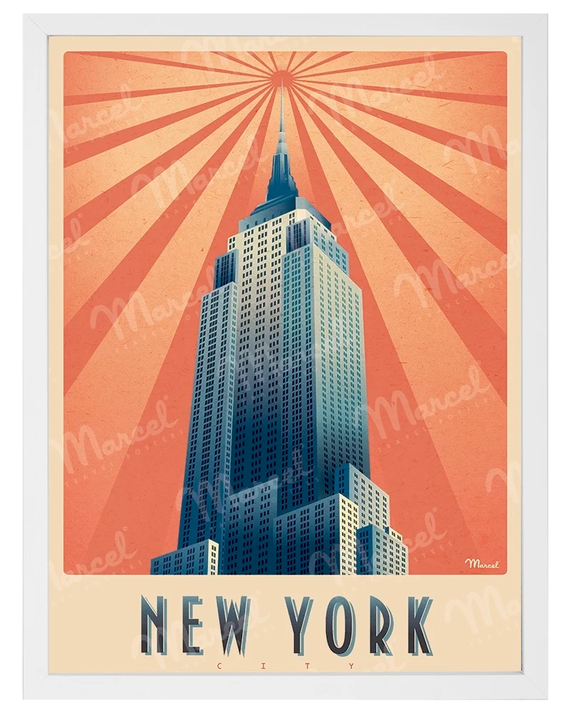 Affiche NEW YORK "Empire State Building"