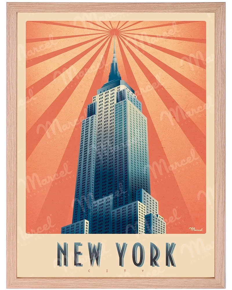 Affiche NEW YORK "Empire State Building"