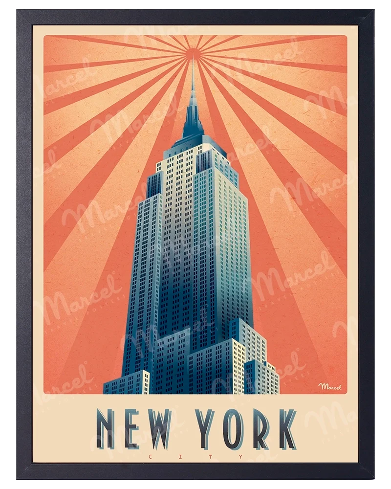 Affiche NEW YORK "Empire State Building"