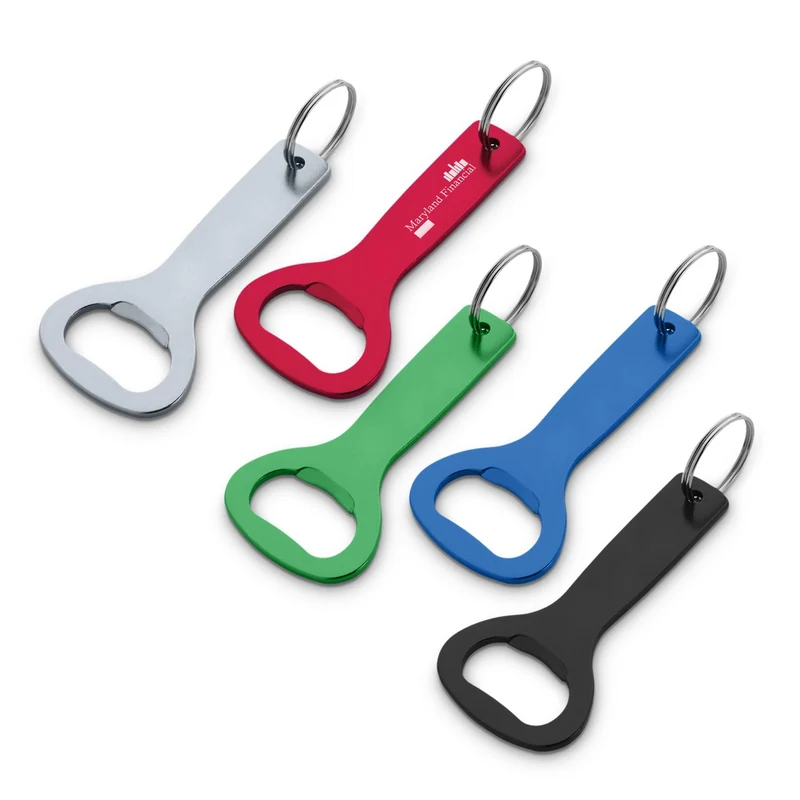 Aluminium Bottle Opener Key Ring