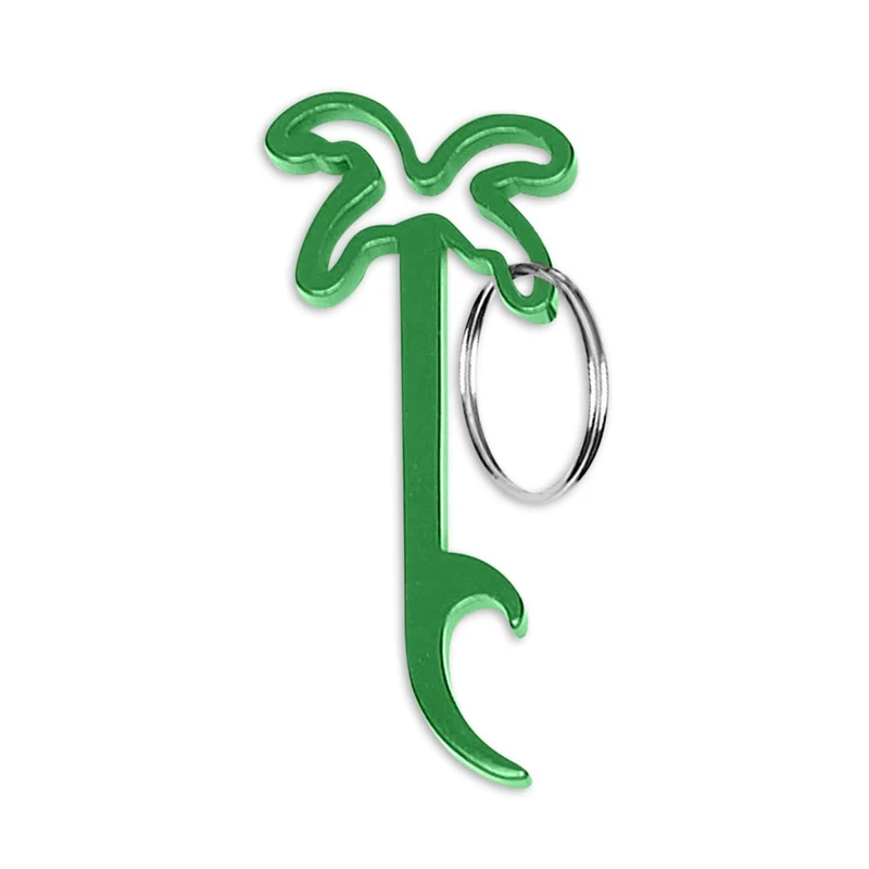 Palm Tree Bottle Opener Key Ring