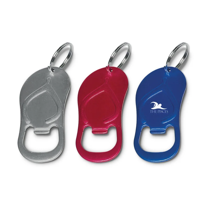 Sandal Bottle Opener Key Ring
