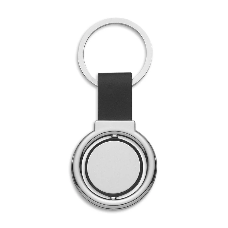 Circular Metal Spinner Key Ring