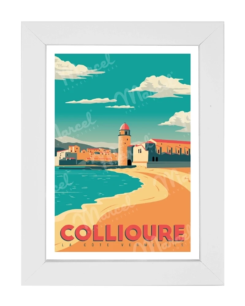 Carte Postale COLLIOURE "Côte Vermeille"