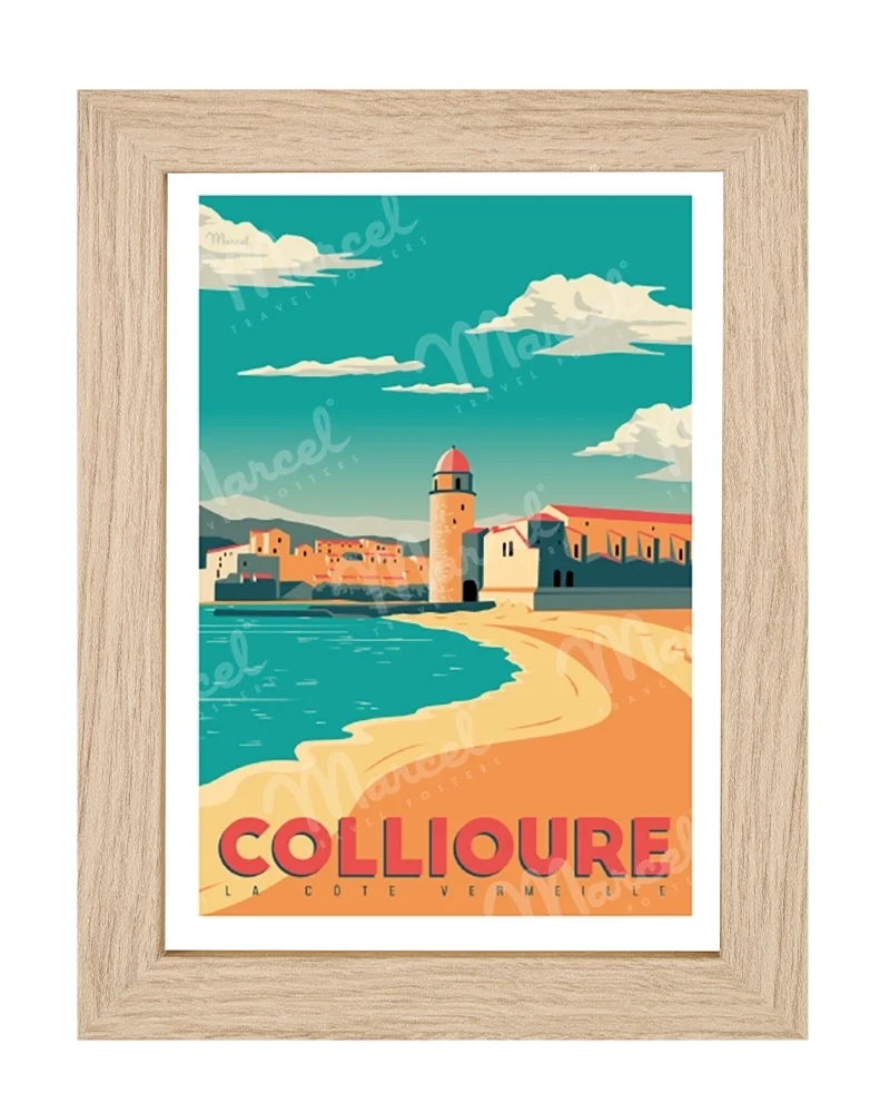 Carte Postale COLLIOURE "Côte Vermeille"