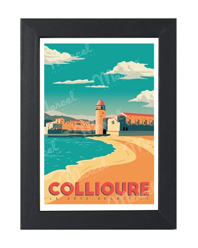 Carte Postale COLLIOURE "Côte Vermeille"