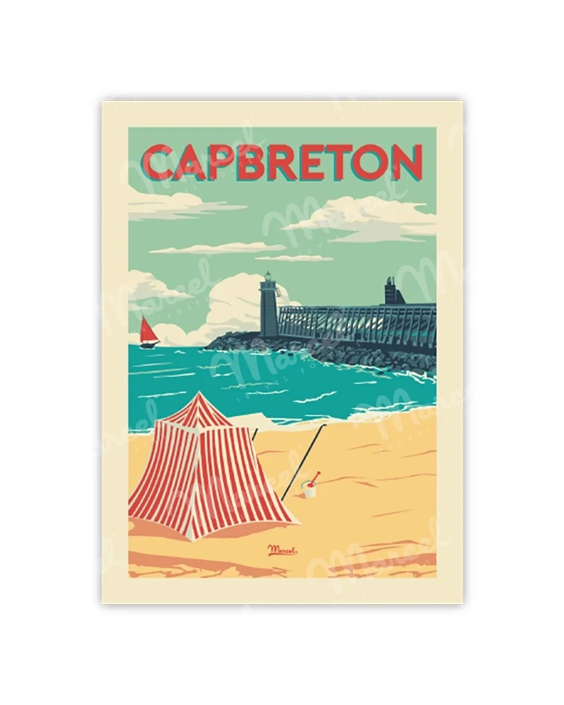 Carte Postale CAPBRETON "Estacade"