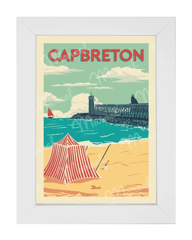 Carte Postale CAPBRETON "Estacade"
