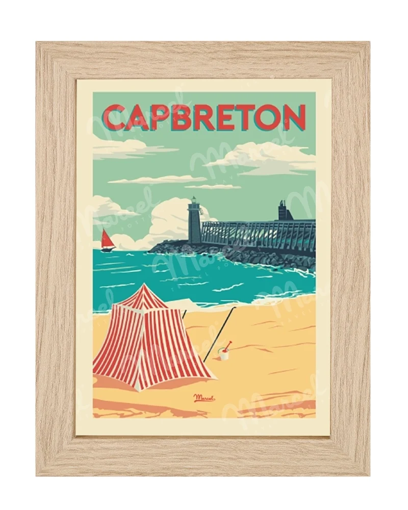 Carte Postale CAPBRETON "Estacade"